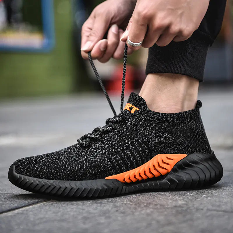 Breathable Outdoor Running Shoes for Men (Knitted)