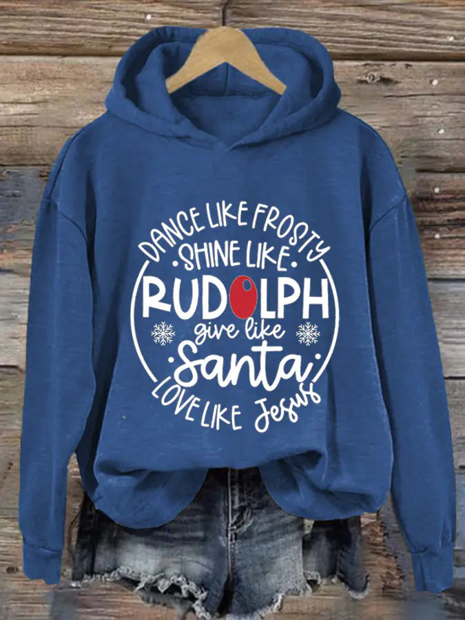 3D Letter Printed Hoodie for Women
