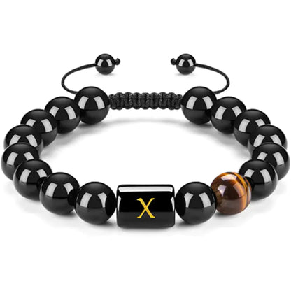 Natural Black Agate Bracelet for Men