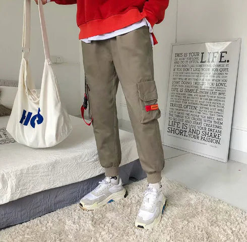 Casual Loose Pocket Cargo Pants for Men