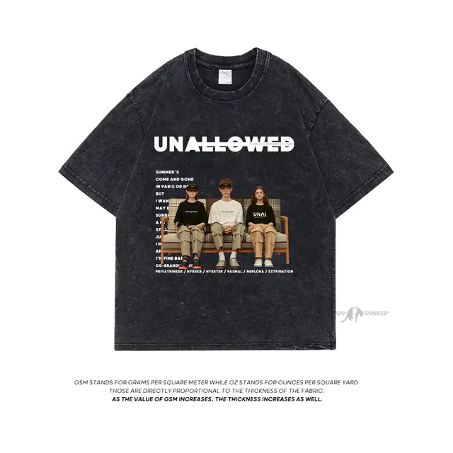 Extfine Tie Dye Vintage Distressed T-shirt for Men