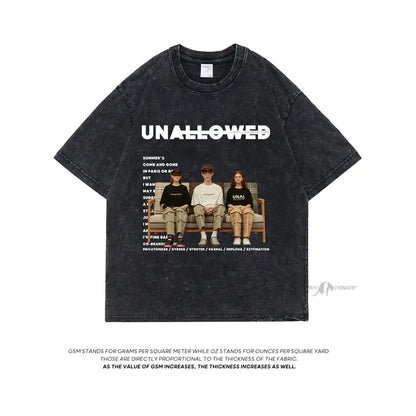 Extfine Tie Dye Vintage Distressed T-shirt for Men