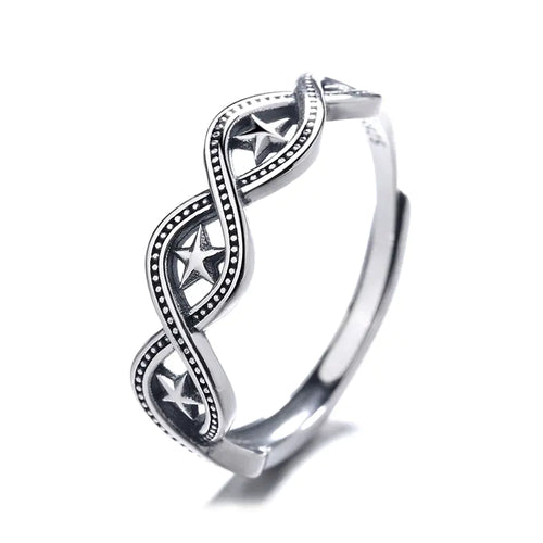 Personalized Simple S925 Sterling Silver Men's Ring