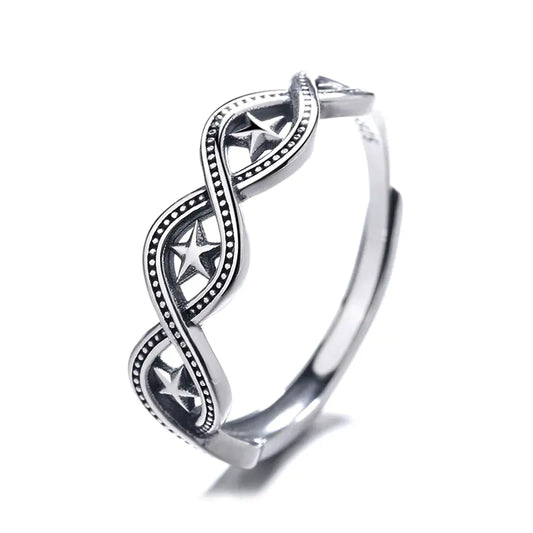 Personalized Simple S925 Sterling Silver Men's Ring