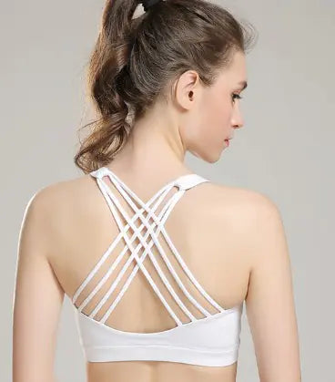 Yoga Fitness Top, Sports Bra, Vest, Wireless Bra