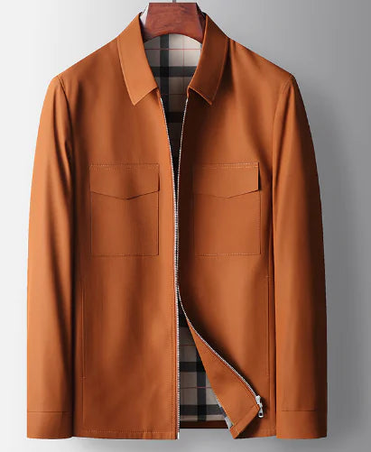 KENT DEVOÎR Dualcore Plaid Overcoat for Men