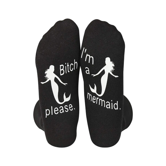 Udobuy Mermaid Socks Novelty Socks