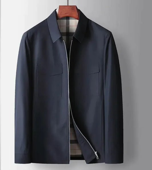 KENT DEVOÎR Dualcore Plaid Overcoat for Men
