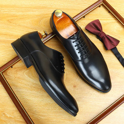 Breathable British Leather Shoes for Men