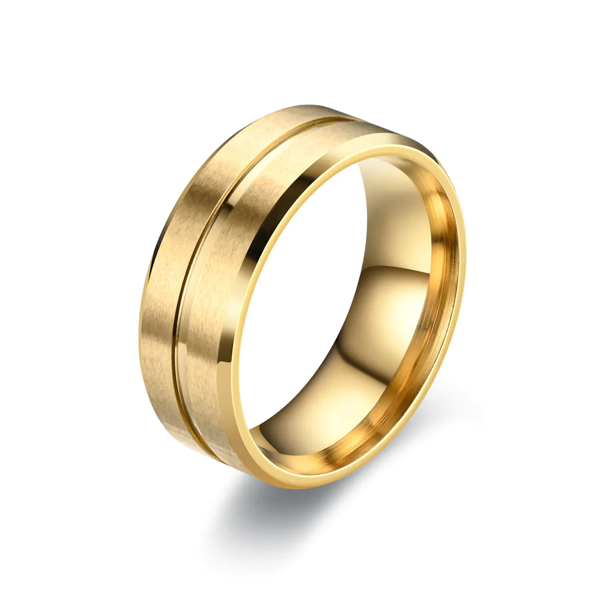 Matte Stainless Steel Ring for Men