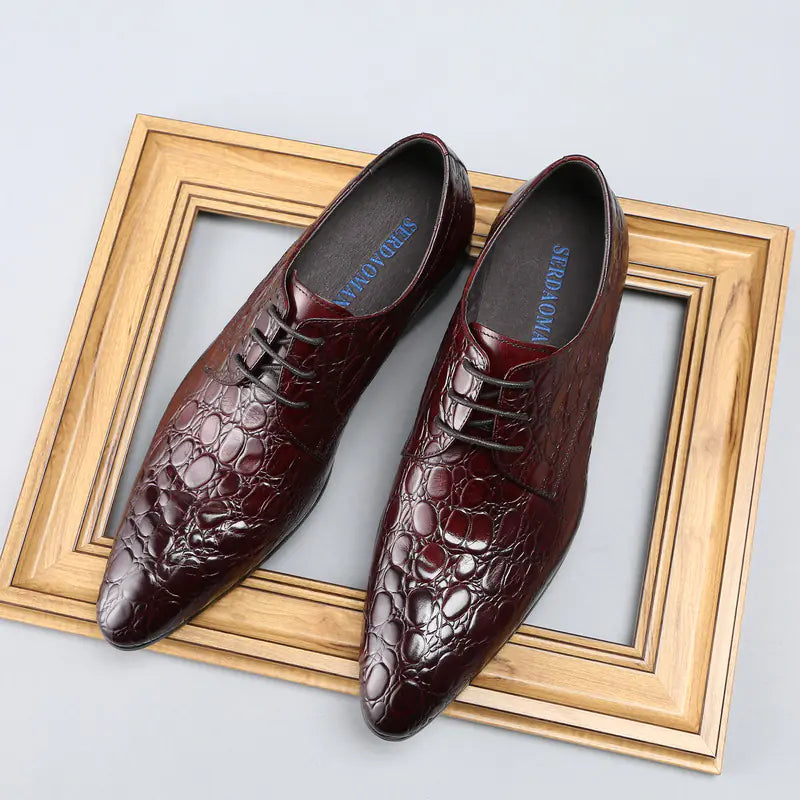 European Business Suit Leather Shoes for Men