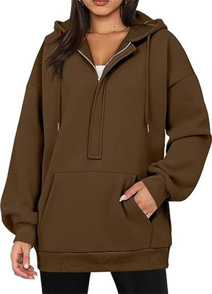 Solid Color All-Match Hoodie for Women