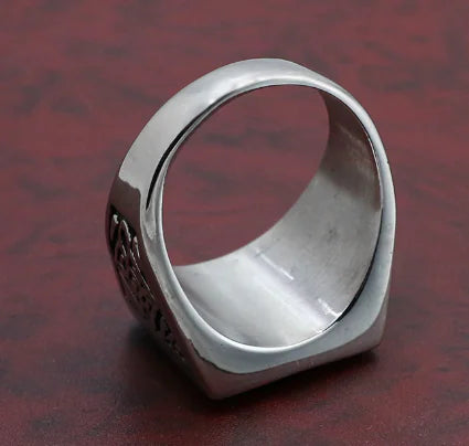 Personalized Trendy Square Ring for Men