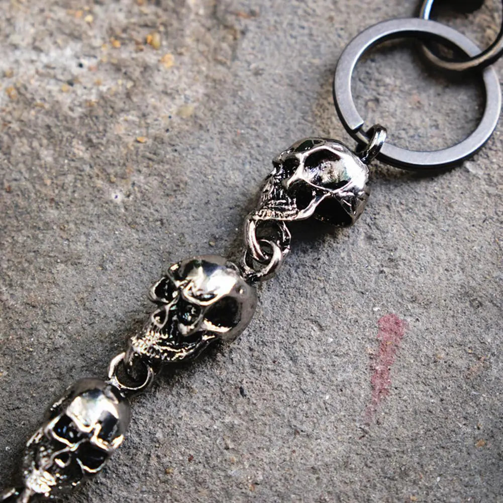 Metal Skull Chain for Hip-Hop Style Unisex Waist Chain