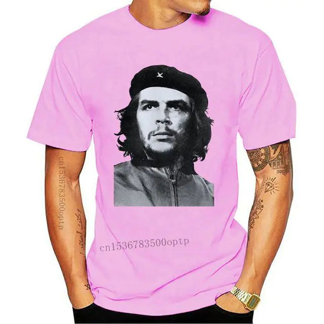 Retro Cotton T-Shirt Ernesto Che Guevara for Men