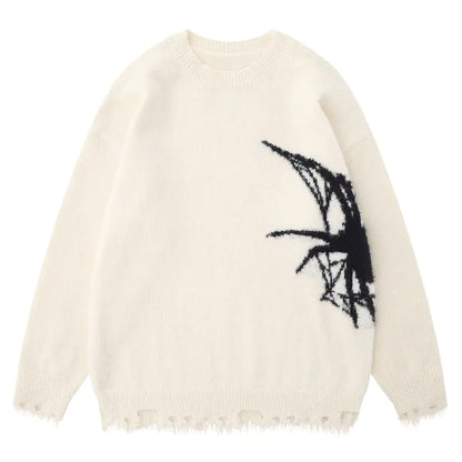 American Retro Spider Sweater for Men