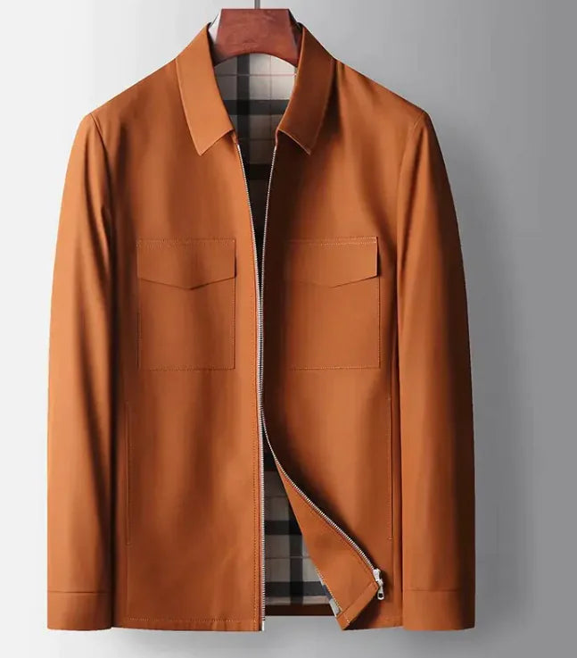 KENT DEVOÎR Dualcore Plaid Overcoat for Men