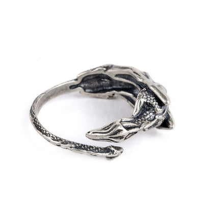 S925 Sterling Silver Exaggerated Dragon Ring