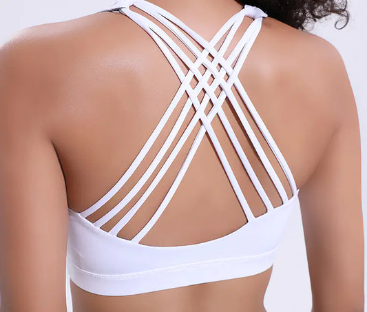 Yoga Fitness Top, Sports Bra, Vest, Wireless Bra