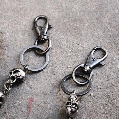 Metal Skull Chain for Hip-Hop Style Unisex Waist Chain