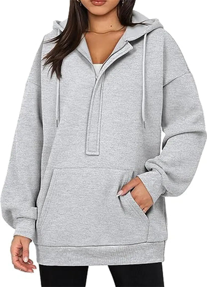 Solid Color All-Match Hoodie for Women