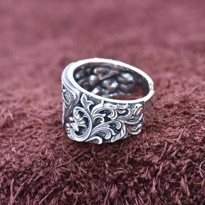 Personalized S925 Sterling Silver Arrow Pattern Ring