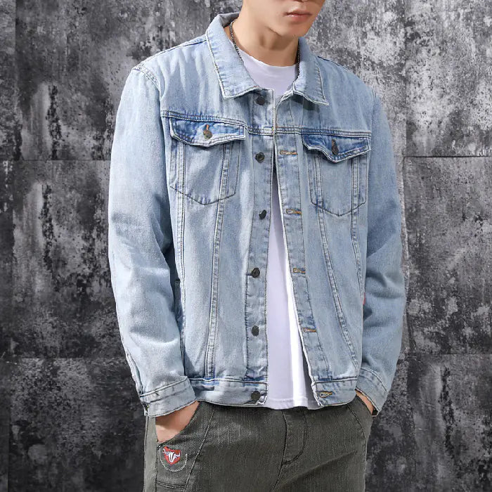 Stylish Casual Blue Jacket for Men