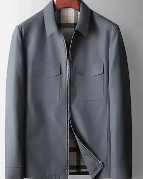 KENT DEVOÎR Dualcore Plaid Overcoat for Men