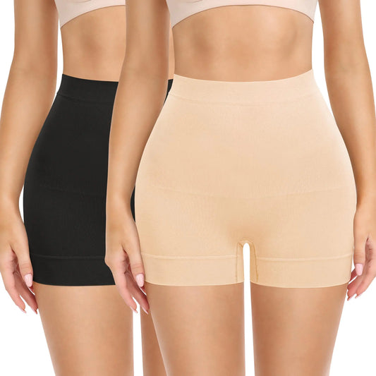 Yeblues 2 Pack Tummy Control Shapewear Shorts