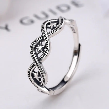 Personalized Simple S925 Sterling Silver Men's Ring