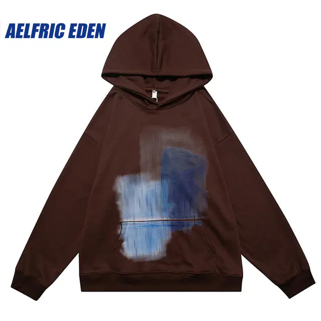 Hip Hop Aesthetic Hoodie Sweatshirt for Men