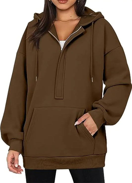 Solid Color All-Match Hoodie for Women