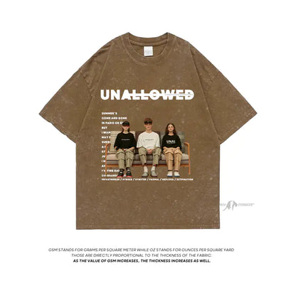 Extfine Tie Dye Vintage Distressed T-shirt for Men