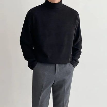Thickened Versatile Solid Cotton T-Shirt for Men