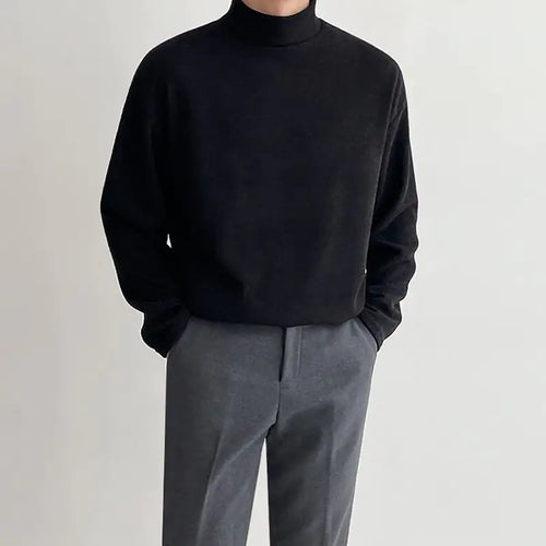 Thickened Versatile Solid Cotton T-Shirt for Men