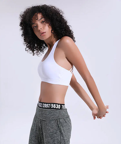 Yoga Fitness Top, Sports Bra, Vest, Wireless Bra