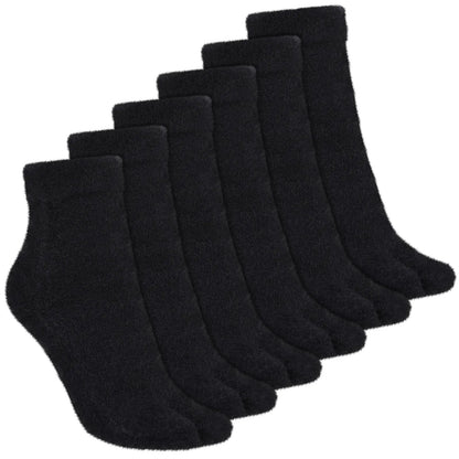 Bencailor 3 Pairs Flip Flop Socks for Women Toe Socks Winter Tabi Socks(Black)