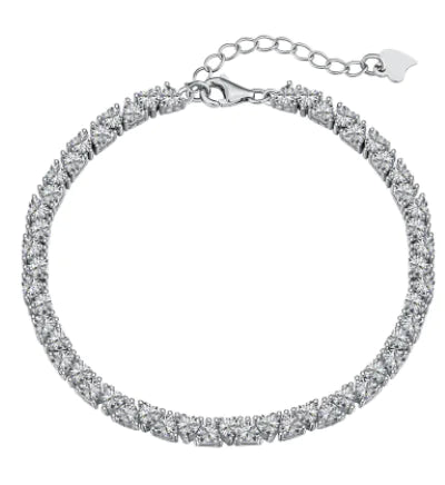 Personalized 3MM Zircon Bracelet in S925 Sterling Silver